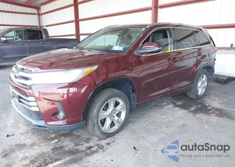 2017 Toyota Highlander Limited from USA, damaged, VIN 5TDDZRFH3HS426086